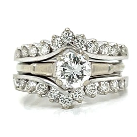 14K White Gold 1.90 Ct. Diamond Ring