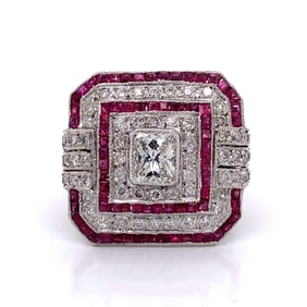 Diamond and Ruby Ring