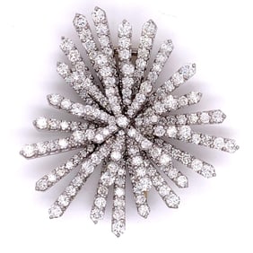 20.00 Ct. Diamond Brooch