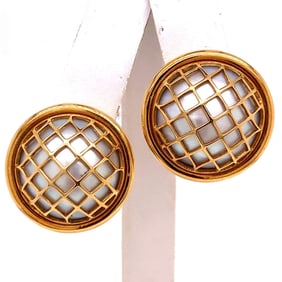 Capello 18k Yellow Gold Pearl Earrings