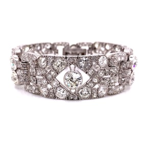 50.00 Ct Diamond French Deco Bracelet