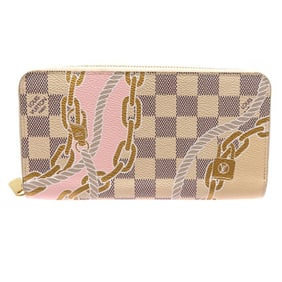 Louis Vuitton Zippy Wallet Women's Long N40480 Damier Azur Multicolor