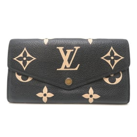 Louis Vuitton Portefeuille Sarah Long Wallet M80496 in Two-Tone Monogram Empreinte Black for Men and