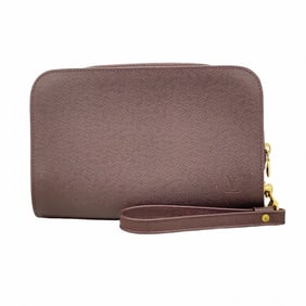 Louis Vuitton Taiga Baikal Clutch Bag M30186 Acajou Men's P1519029