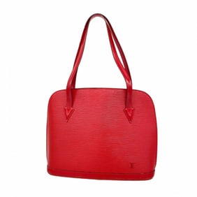 Louis Vuitton Epi Shoulder Bag Lussack M52287 Castilian Red Women's P1448555