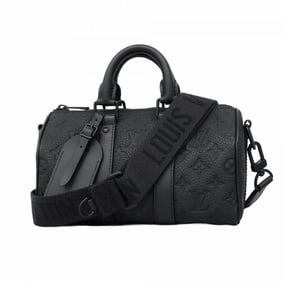 Louis Vuitton Monogram Taurillon Keepall Bandouliere 25 Handbag M20900 Noir 2-Way Men's Bag P1455761