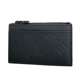 Louis Vuitton Monogram Shadow Coin and Card Holder M82245 Black Men's P1455760