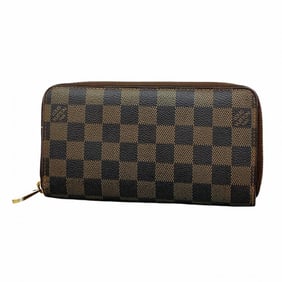 Louis Vuitton Damier Zippy Wallet N60015 Ebene Men's/Women's P1441282
