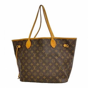 Louis Vuitton Monogram Neverfull MM Tote Bag M40156 Brown Women's P1440143