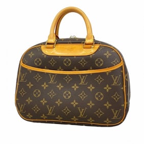 Louis Vuitton Monogram Trouville Handbag M42228 Brown Women's P1448608