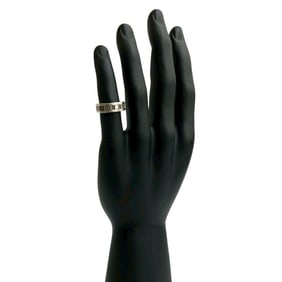 TIFFANY & Co. Tiffany Atlas Ring, 925 Sterling Silver, Size 12, Women's, 05868