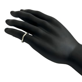 TIFFANY & Co. Tiffany Curved Band Ring, 925 Sterling Silver, Size 14, Men's/Women's, 25274