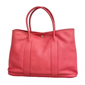 Hermes Hermès Garden PM Tote Bag, Epsom Leather, Rose Azalee, X Stamp, Women's, P1428451