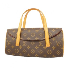 Louis Vuitton Monogram Sonatine Handbag M51902 Brown Women's P1449736