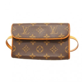 Louis Vuitton Monogram Pochette Florentine Waist Bag M51855 Brown Women's
