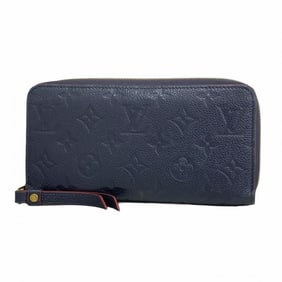 Louis Vuitton Monogram Empreinte Zippy Wallet M62121 Marine Rouge Women's Long