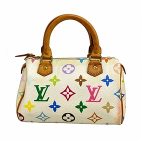 Louis Vuitton Monogram Multicolore Mini Speedy Handbag M92645 Bron Women's P1455371