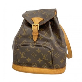 Louis Vuitton Monogram Mini Montsouris Backpack/Daypack M51137 Brown Women's