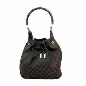 Gucci GG Canvas Shoulder Bag 001 4033 Black Women's P1448605