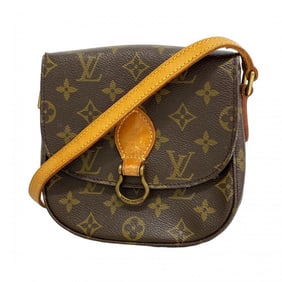 Louis Vuitton Monogram Mini Saint-Cloud Shoulder Bag M51244 Brown Women's P1454811