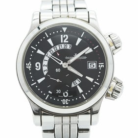 Jaeger-LeCoultre Master Compressor 146.8.02 Black Dial Men's Watch