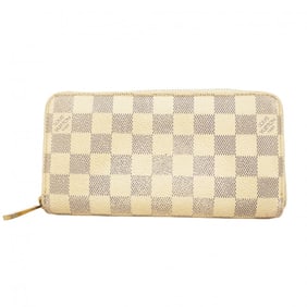 Louis Vuitton Damier Azur Zippy Wallet N60019 White Women's