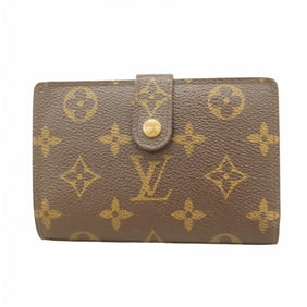 Louis Vuitton Monogram Porte Monnaie Bi-fold Wallet M61663 Brown Women's