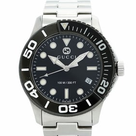 Gucci Divers 126.2 Black Dial Men's Watch