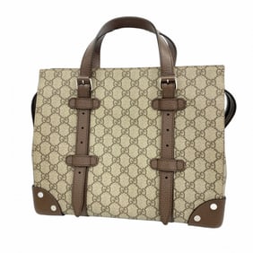 Gucci GG Supreme Handbag 643814 Brown Women's P1455986