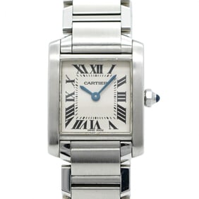Cartier Tank Française SM W51008Q3 Ivory Dial Women's Watch