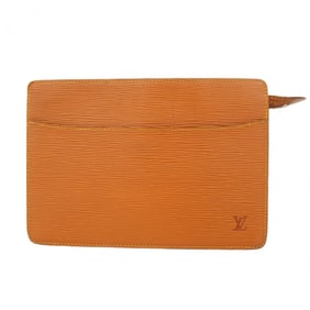 Louis Vuitton Epi Pochette Homme Clutch Bag M52528 Zipangu Gold for Women