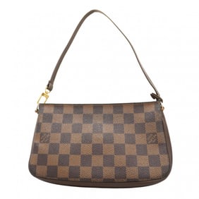 Louis Vuitton Damier Navona Pouch N51983 Ebene Women's