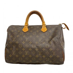 Louis Vuitton Monogram Speedy 35 Handbag M41107 Brown Women's