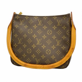 Louis Vuitton Monogram Looping MM Shoulder Bag M51146 Brown Women's