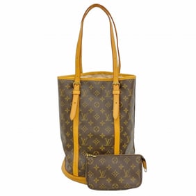 Louis Vuitton Monogram Bucket GM Tote Bag M42236 Brown Women's
