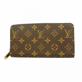 Louis Vuitton Monogram Zippy Wallet M42616 Brown Women's