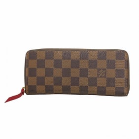 Louis Vuitton Damier Portefeuille Clemence Long Wallet N60534 for Women