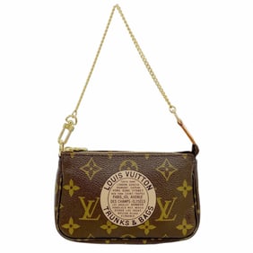 Louis Vuitton Monogram T&B Mini Pochette Accessoires M60153 Brown Women's Pouch