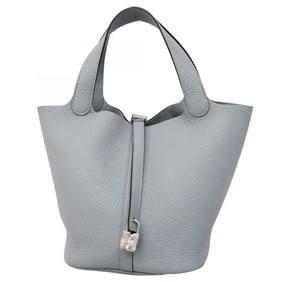 Hermes Hermès Picotin Lock MM Handbag in Taurillon Clemence Leather with Green Pantan K Stamp for