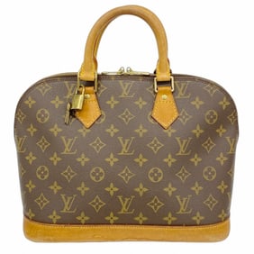 Louis Vuitton Monogram Alma Handbag M51130 Brown Women's