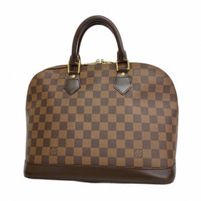 Louis Vuitton Damier Alma Handbag N51131 Ebene for Women