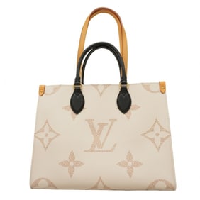 Louis Vuitton Cruise Collection Monogram Dune On the Go MM M46912 Beige 2-Way Bag for Women