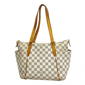 Louis Vuitton Damier Azur Totally PM Tote Bag N51261 White Women's