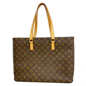 Louis Vuitton Monogram Luco Tote Bag M51155 Brown Women's