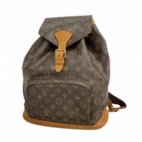 Louis Vuitton Monogram Montsouris Backpack M51135 Brown Women's