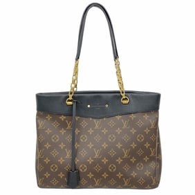 Louis Vuitton Monogram Pallas Shopper Shoulder Bag M51198 Brown Noir Women's P1451095