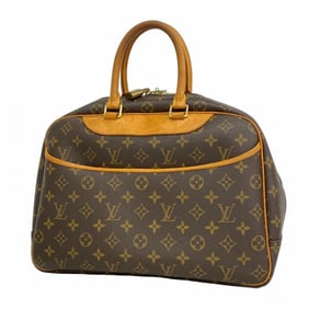 Louis Vuitton Monogram Deauville Handbag M47270 Brown Women's