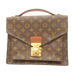 Louis Vuitton Monogram Monceau 28 Handbag M51185 Brown Women's
