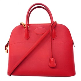 Hermes Hermès Bolide 35 Handbag, Couchvel, Rouge vif, ?A Stamp, 2-Way Bag, Women's, P1324084