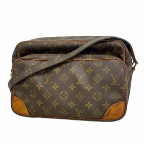 Louis Vuitton Monogram Nile Shoulder Bag M45244 Brown Women's